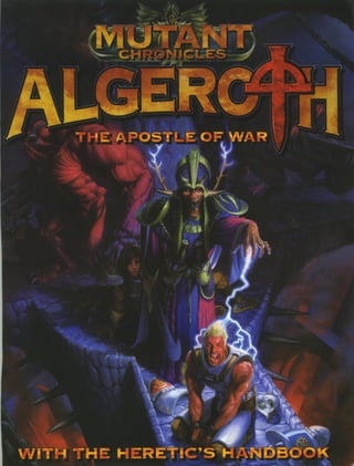 Mutant Chronicles RPG Algeroth - Apostle of War Sourcebook