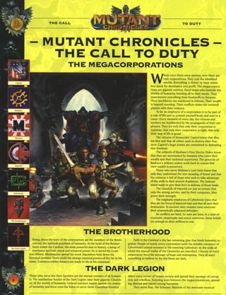 Mutant Chronicles - Rulebook Second Edition