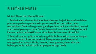 MUTASI PADA GENETIK KELAS XII BIOLOGI.pptx