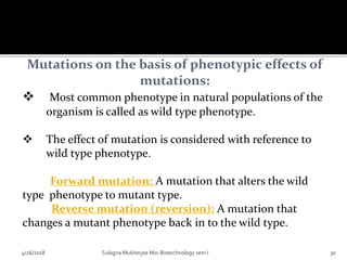 Futation Meaning Mutation | PPTX