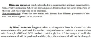 MUTATION.pptx learn different ways of mutation how does it happen
