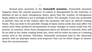 MUTATION.pptx learn different ways of mutation how does it happen
