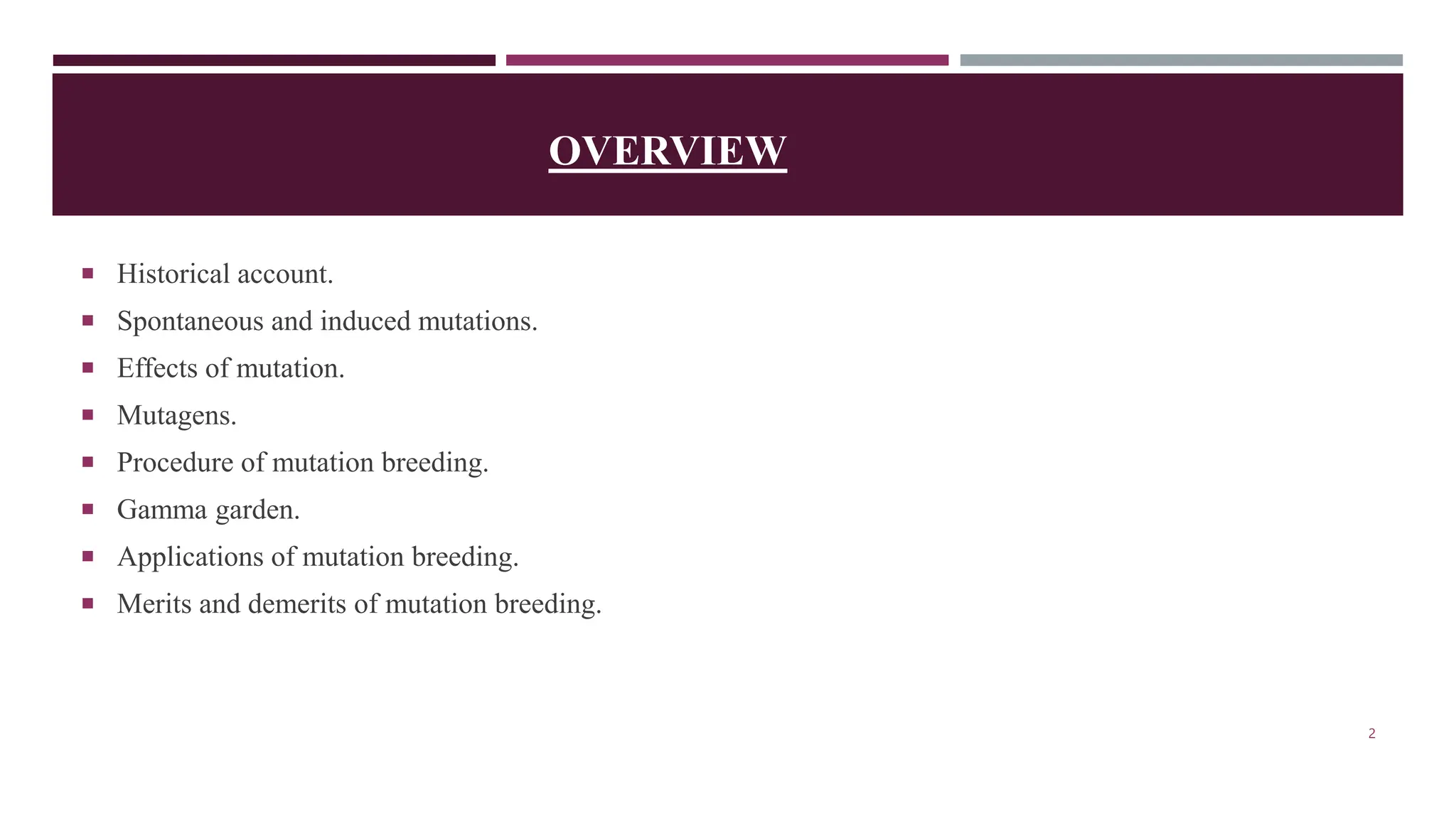 Mutation breeding; TYPES, ADVANTAGES, DISADVANTAGES etc. | PPTX