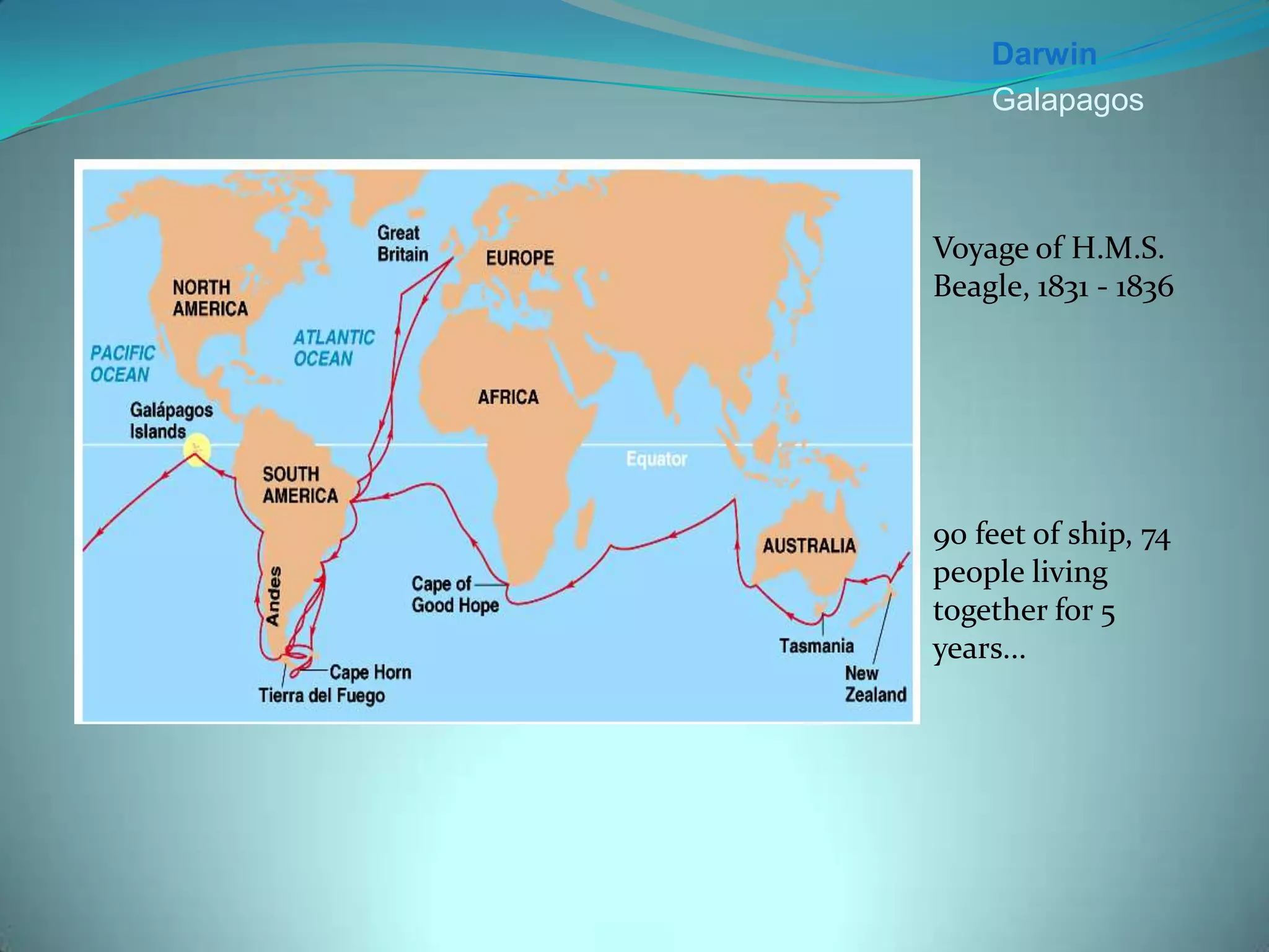 Stated that all life come from a common ancestor, called evolution