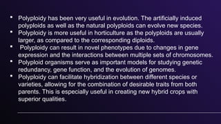 Polyploid Mutations mutation, mutation nature, types presentation.pppt