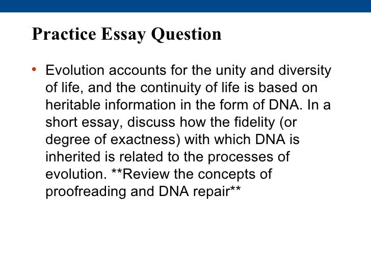 genetic mutation essay