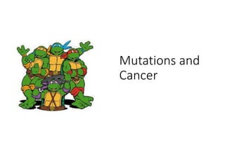 Mutations and
Cancer
 
