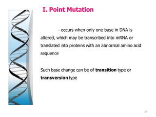 Mutations- Definition, Types with examples | PDF