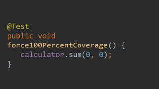 Mutation testing with PIT | PDF