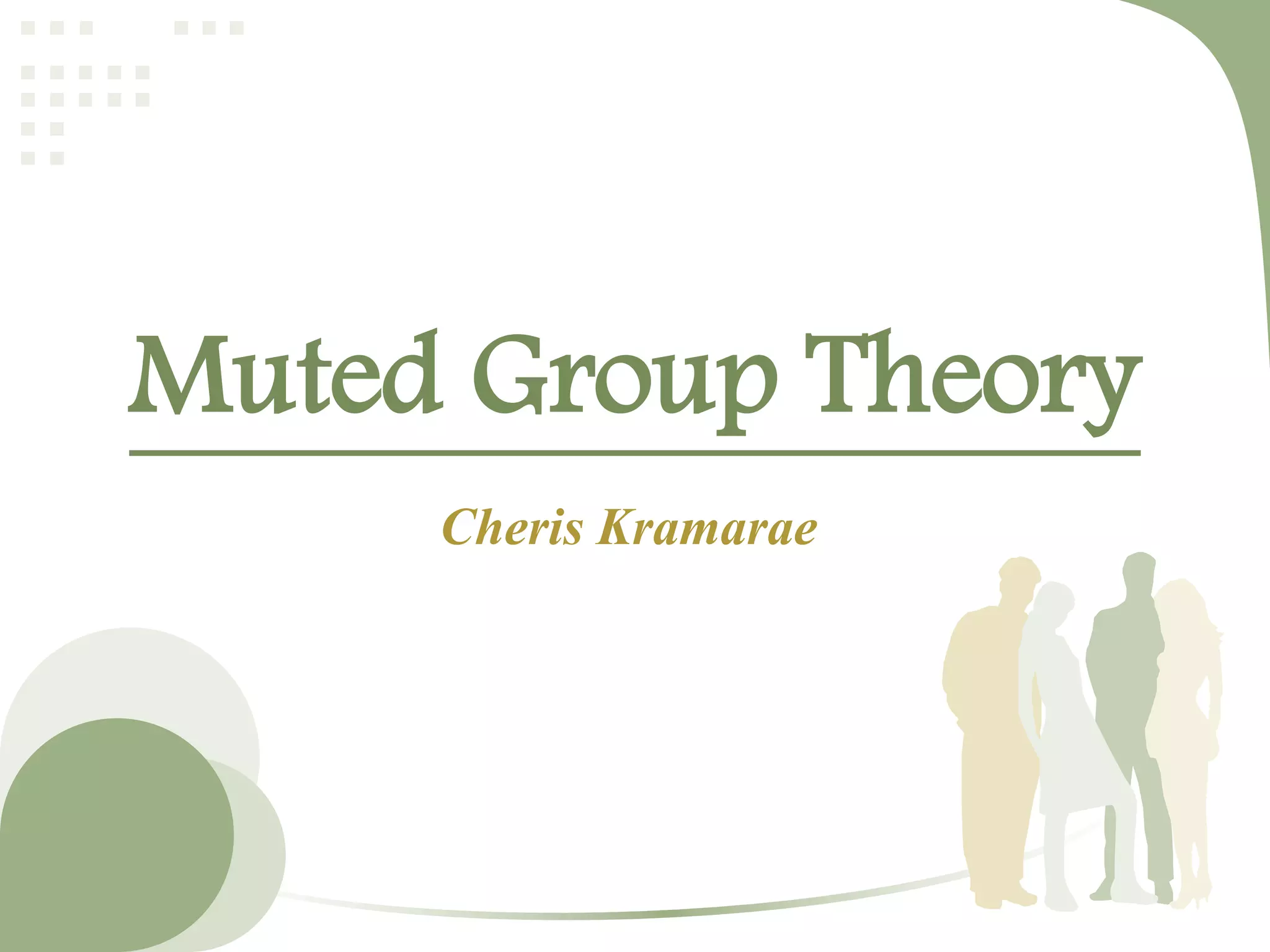 Muted group theory PPT