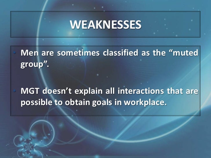 Muted group theory slides