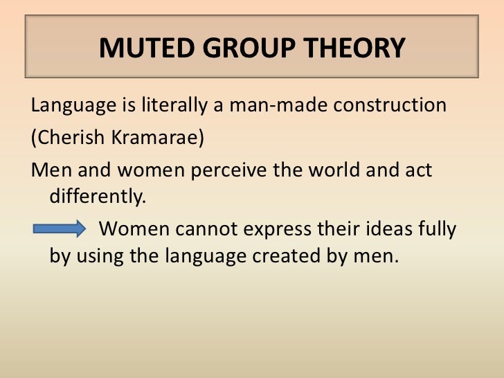 Muted group theory slides