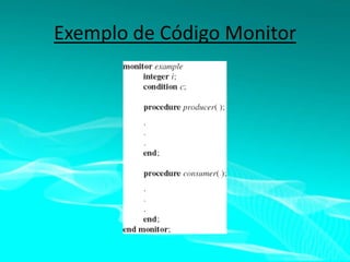 Mutex and monitores