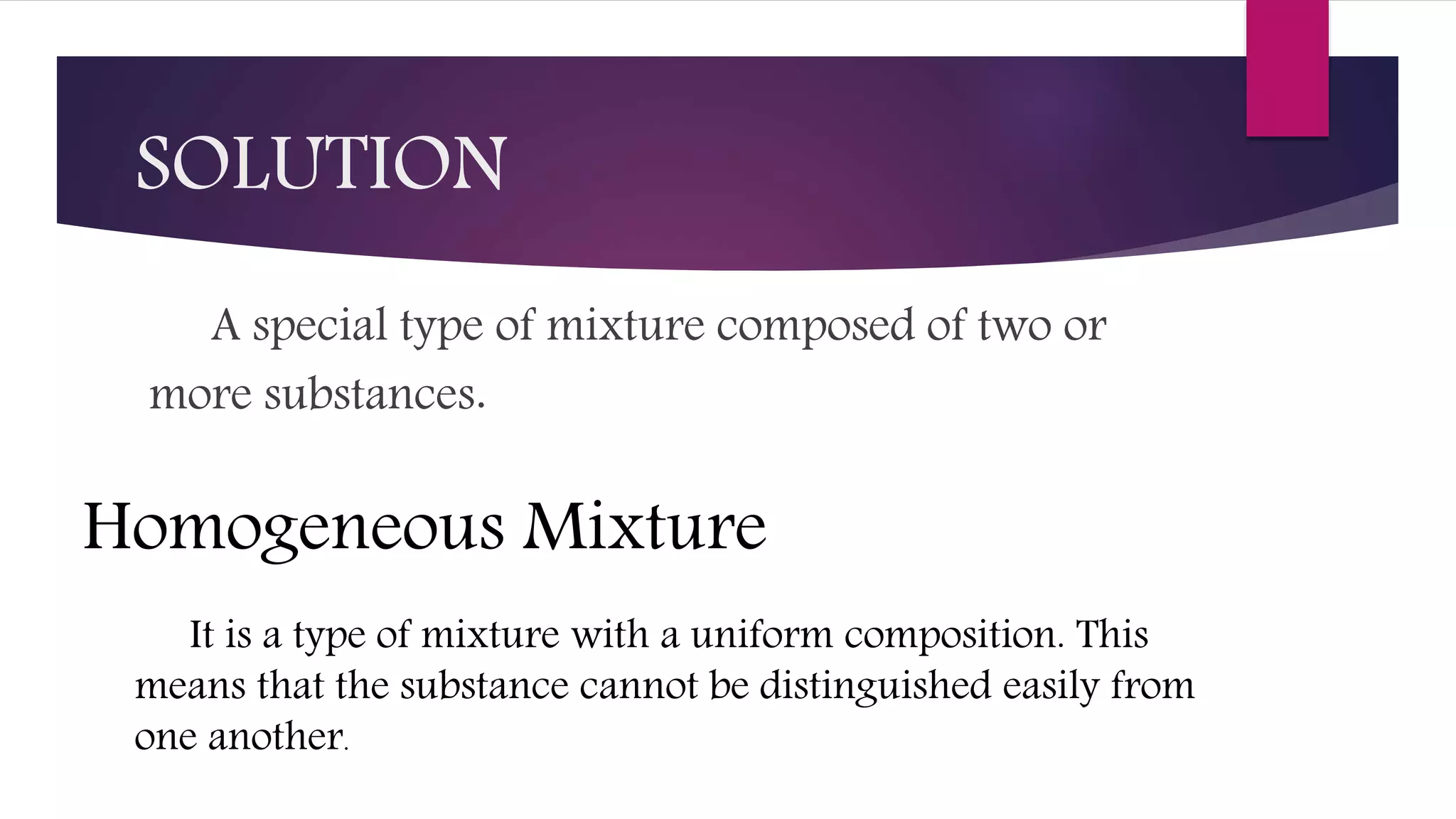 Kinds Of Solutions With Examples