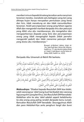 Mutiara Berharga Pada Menyatakan Aqidah Orang Yang Beriman 
6 
 