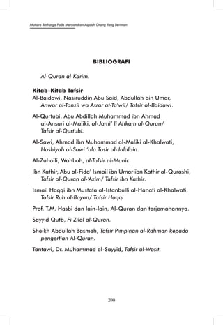 Mutiara Berharga Pada Menyatakan Aqidah Orang Yang Beriman 
290 
 