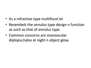 Mutifocal iols | PPTX