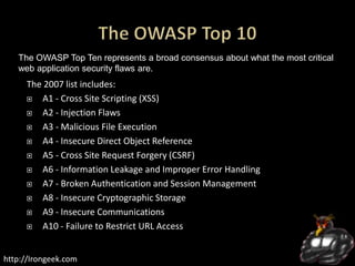 XS Leaks - OWASP Cheat Sheet Series