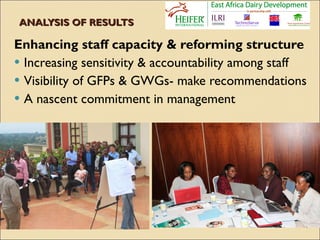 Stepping out in the right direction: Integrating gender in EADD