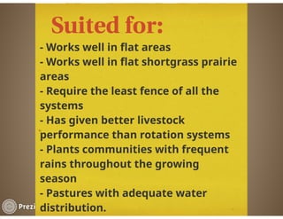 Selection of Grazing Method | PDF