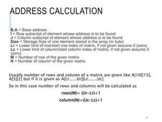Two Dimensional Array | PPT