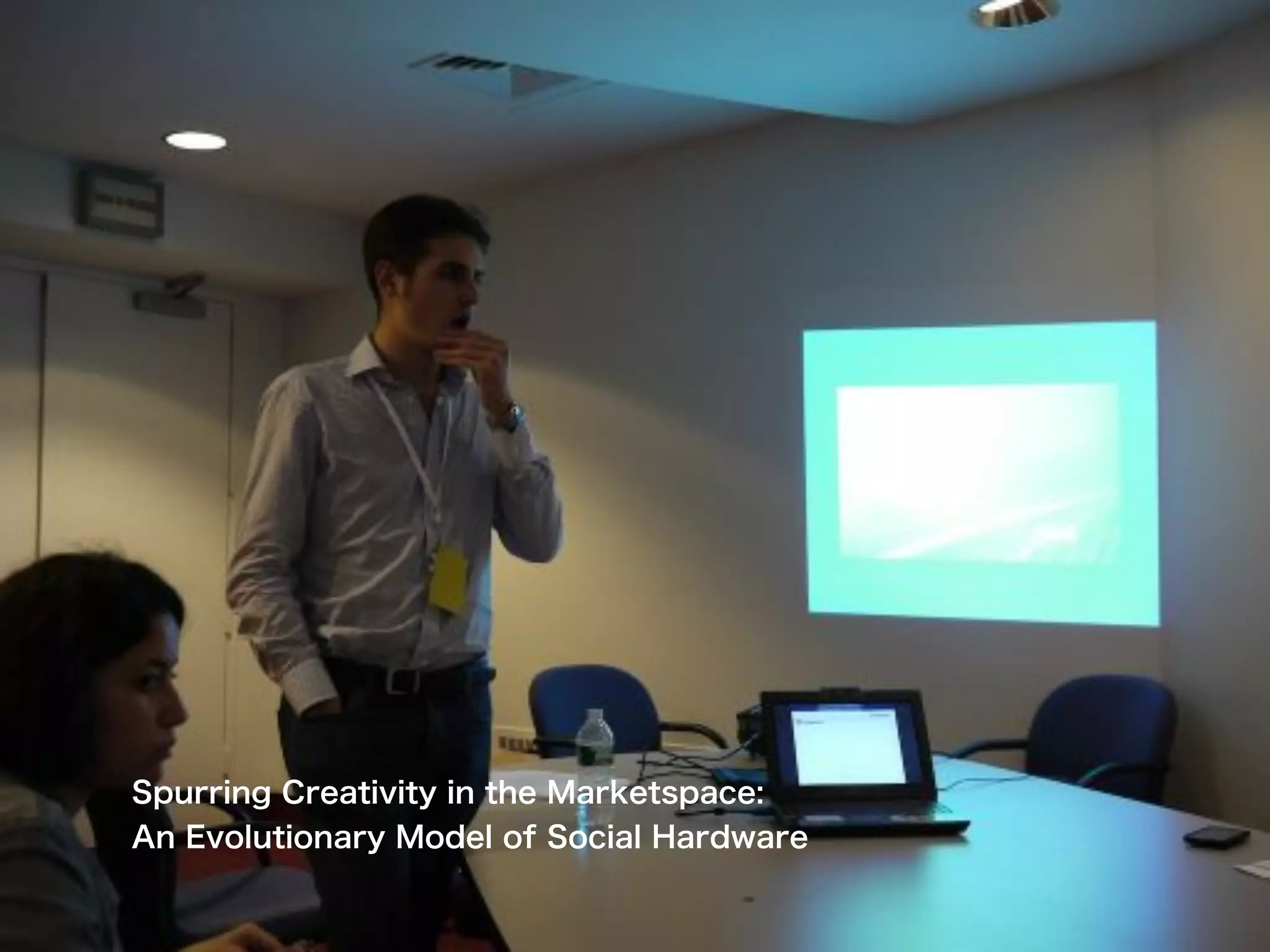 Spurring Creativity in the Marketspace:
An Evolutionary Model of Social Hardware
 
