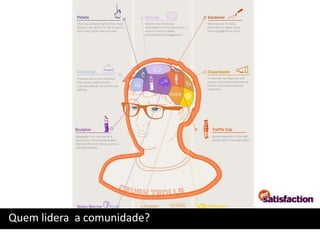 Quem lidera a comunidade?
 