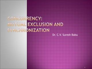 Dr. C.V. Suresh Babu

1

 
