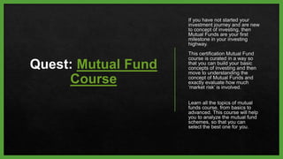 Mutual fund-course