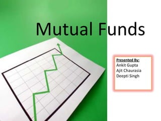 Mutual Funds
        Presented By:
        Ankit Gupta
        Ajit Chaurasia
        Deepti Singh
 