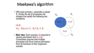 mutual exclusion algos 16619.4 pptx cloud computing | PPTX