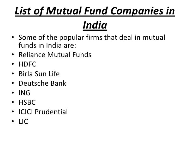 Mutual Fund