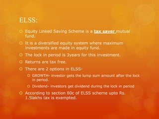 Mutual funds & SIP | PPTX