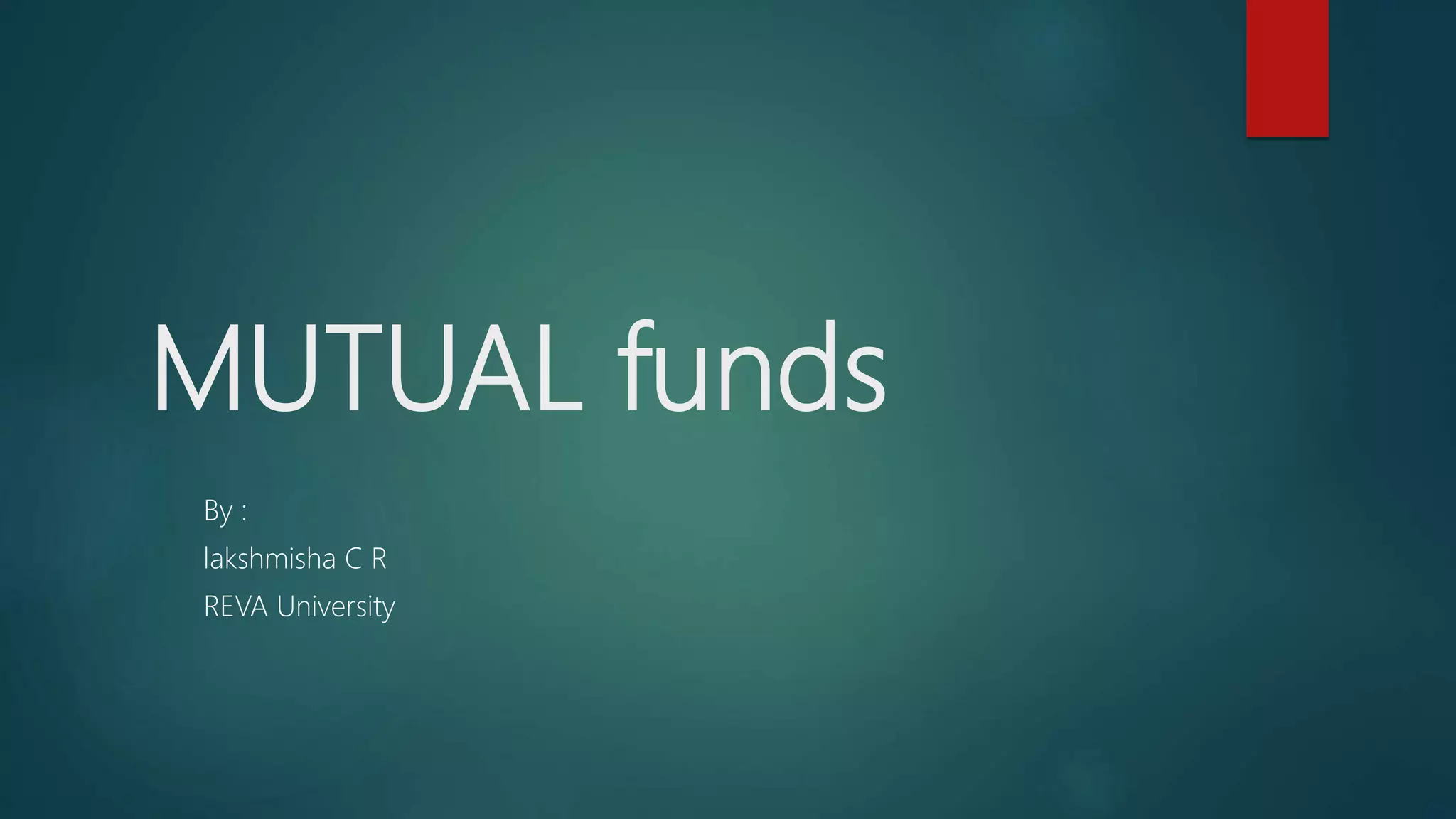 Mutual funds | PPT image.