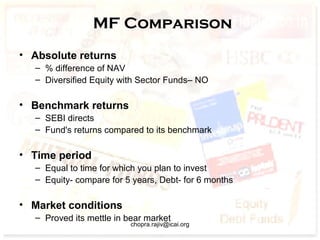 Mutual funds 123 | PPT