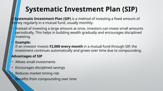 Comprehensive Guide to Mutual Funds and Systematic Investment Plans ...