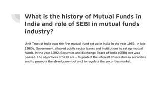 Association of Mutual Funds
Of India
The Association of Mutual Funds in India (AMFI) is an industry standards
organisation...