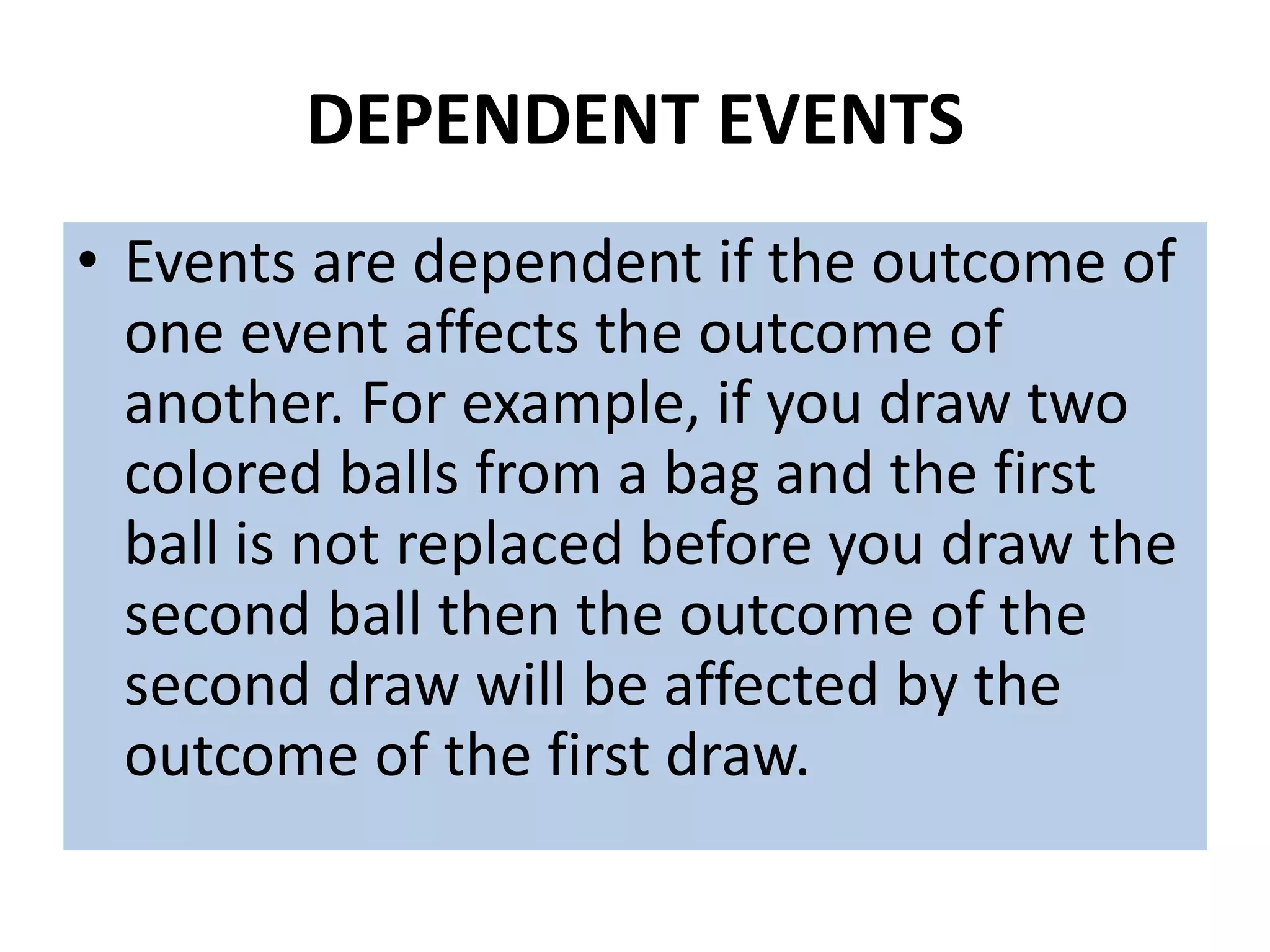 Event Draws And Examples mutually-exclusive-events.ppt