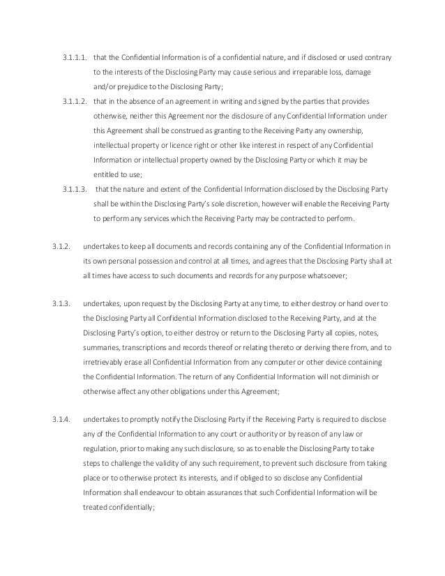 nda template south africa rome fontanacountryinn com nda template south africa