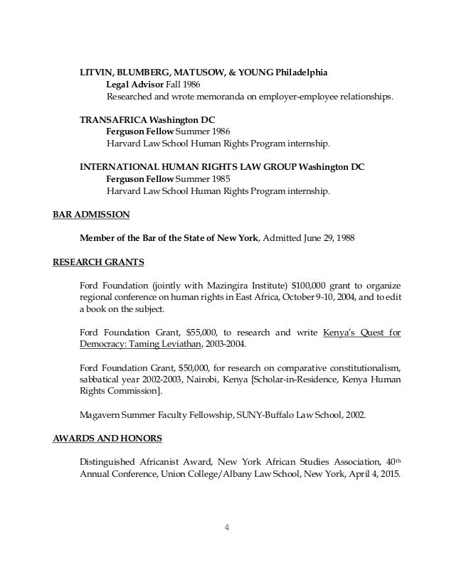 interesting law school app resume