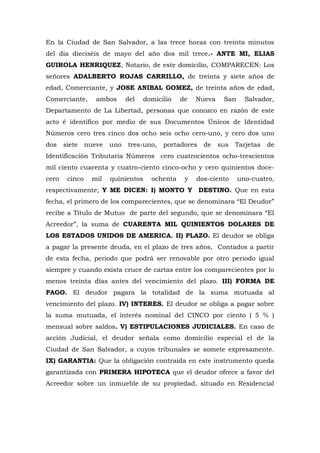 En la Ciudad de San Salvador, a las trece horas con treinta minutos
del día dieciséis de mayo del año dos mil trece.- ANTE...