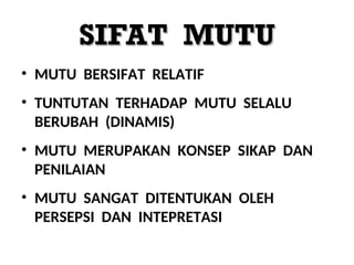 manajemen MUTU PELAYANAN rumah sakit ksd.ppt