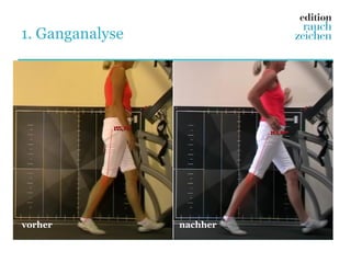 1. Ganganalyse




vorher           nachher
 