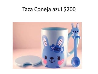 Taza Coneja azul $200