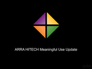 ARRA HITECH Meaningful Use Update 