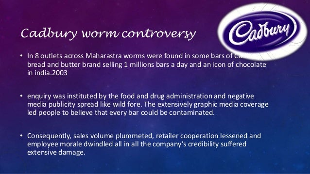 case study on cadbury dairy milk worm crisis