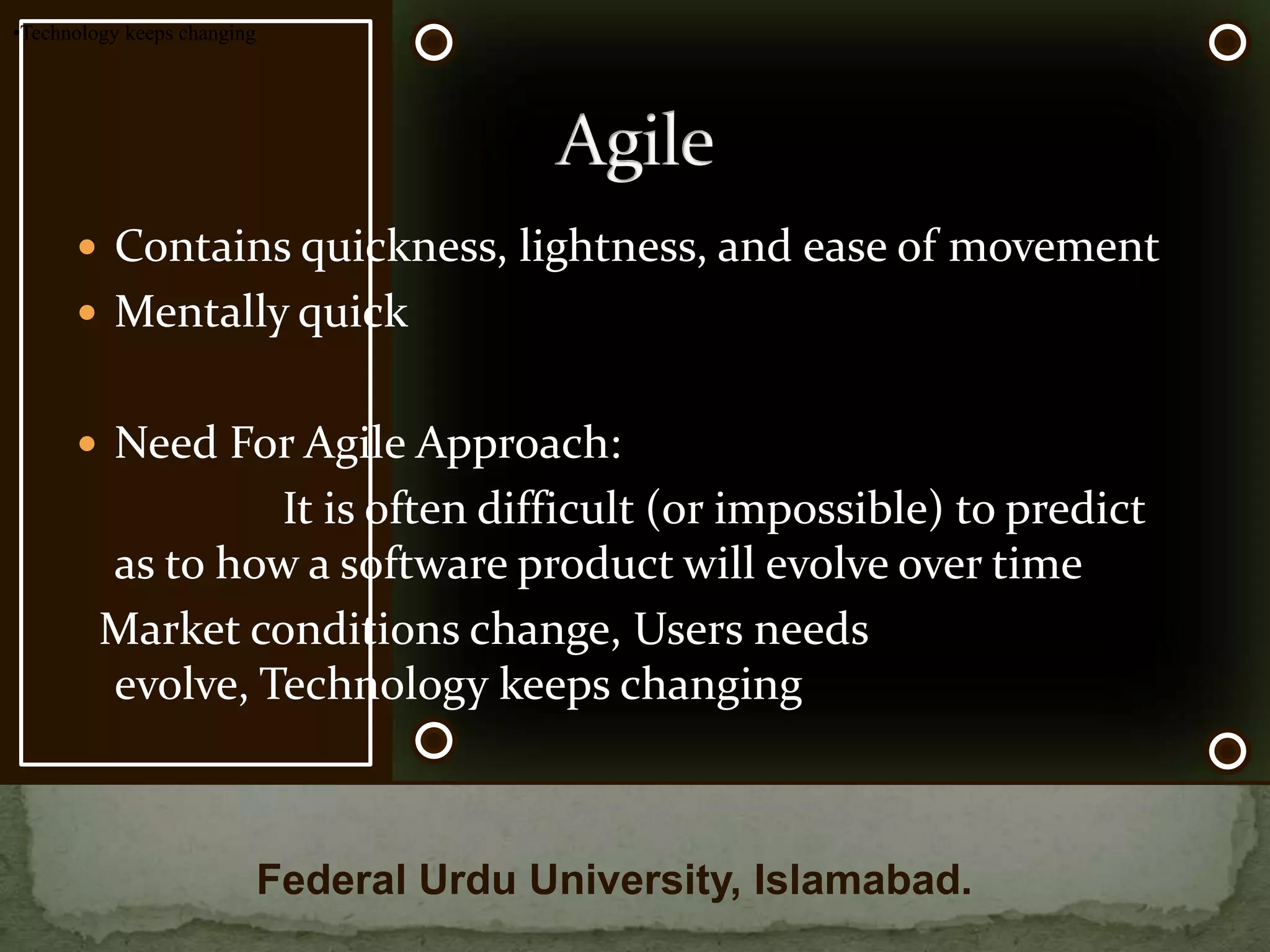 Technology keeps changing