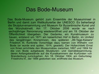 Das Bode-Museum 
