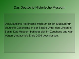 Das Deutsche Historische Museum 