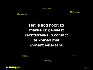 Communiceren in het digitale tijdperk (muziek digitaal)